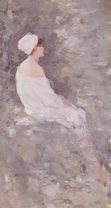 Nicolae Grigorescu After a Bath oil painting picture